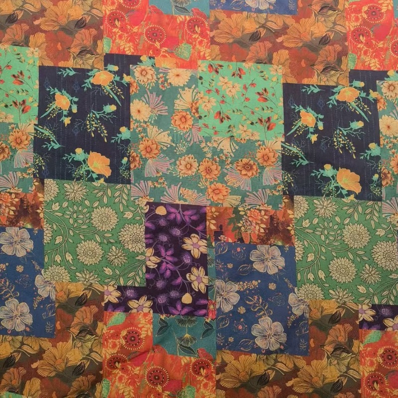 Linen Table Runner - 0,5 m katoenlinnen onregelmatige splitsende bedrukte