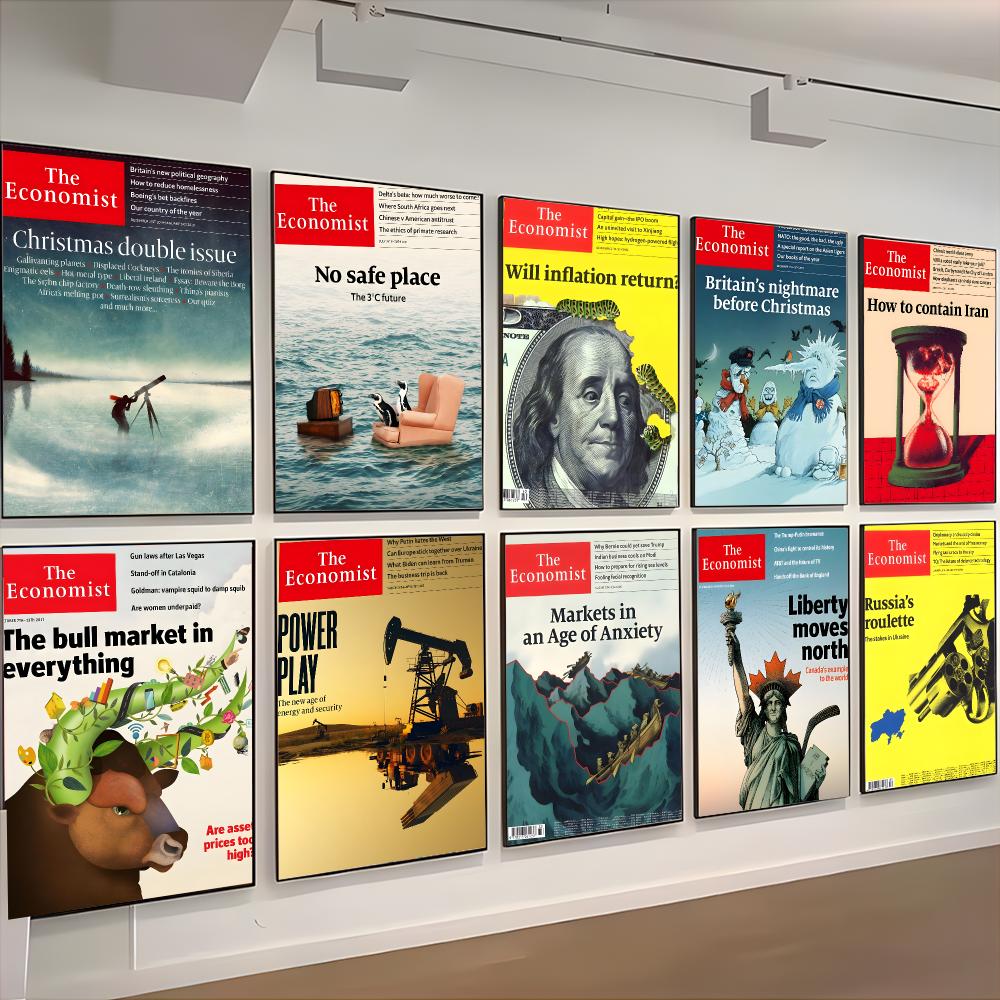 Home Decor Magazine - Magazine Finance T-The Economist Poster Klassieke