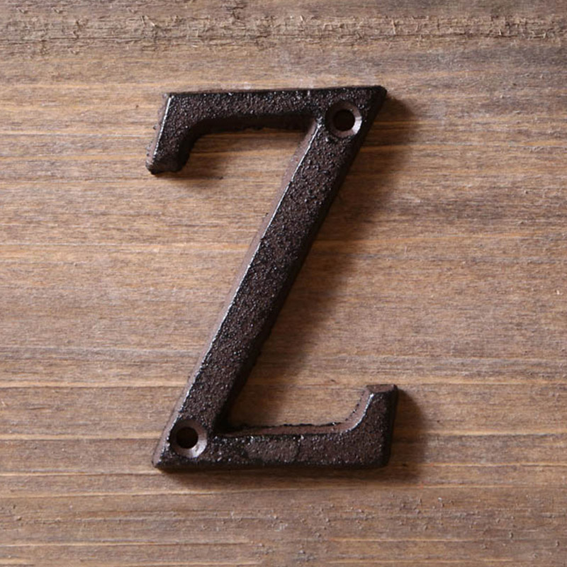 Home Decor Y2K - Metalen Letters Nummers Gietijzeren Decoratie Huis