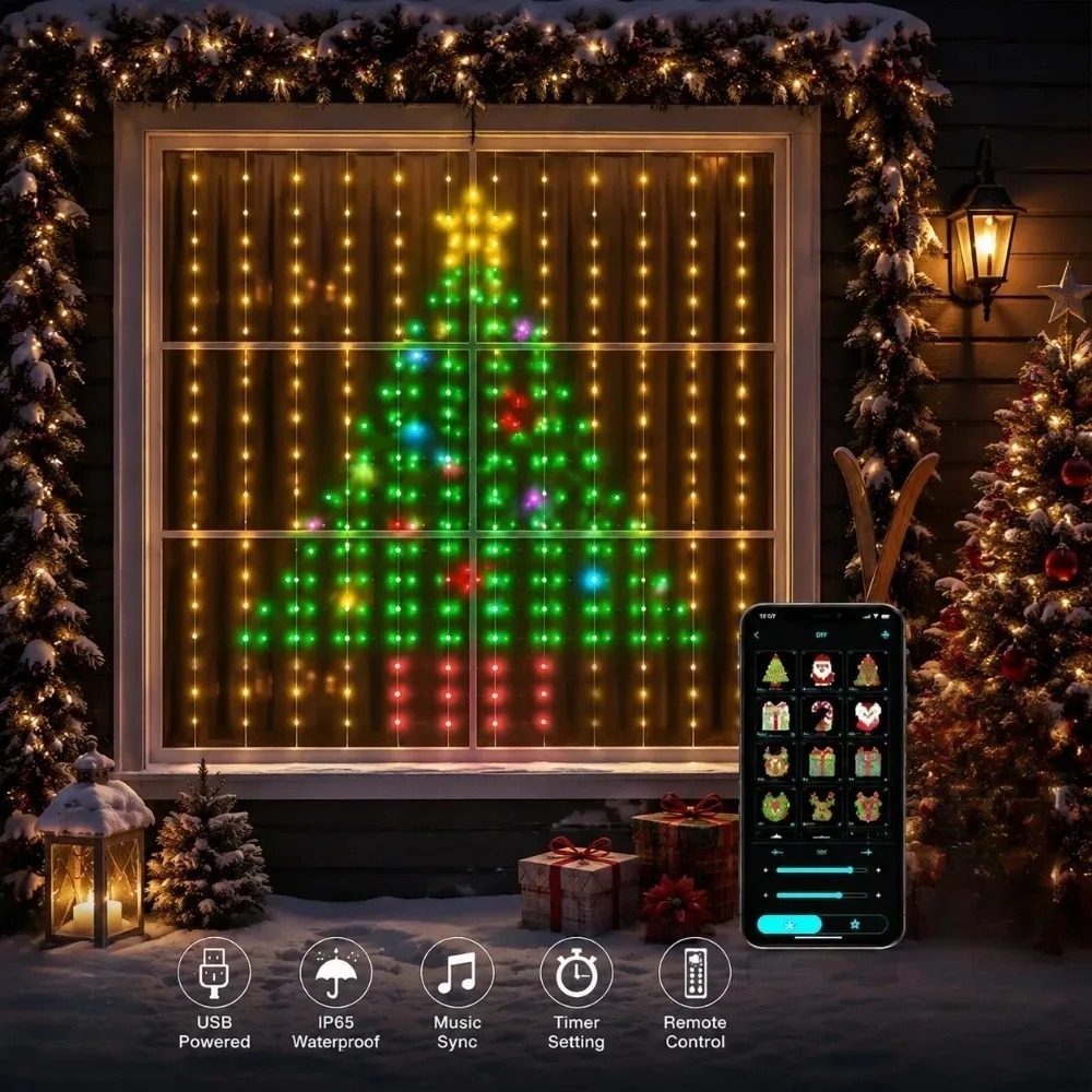 Home Decor Free App - LED Pixel Gordijnverlichting Bluetooth APP Besturing