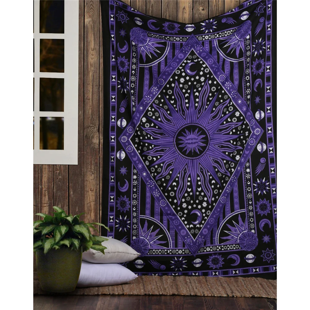 Home Decor Indonesia - Indiase Tarot Waarzeggerij Mandala Wandtapijt Hippie