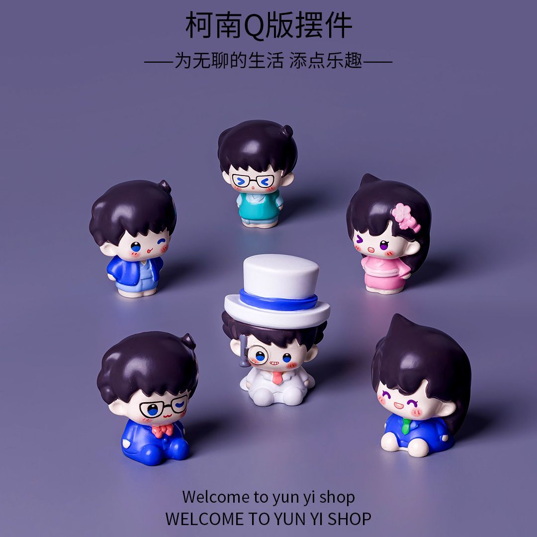 Home Decor Theme - Detective Conan Mini Harsen Figuurtjes Creatieve