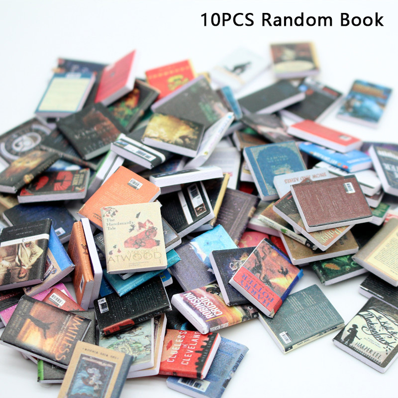 Home Decor Magazine - 10 STKS Poppenhuis Miniatuur Tijdschriften Boeken