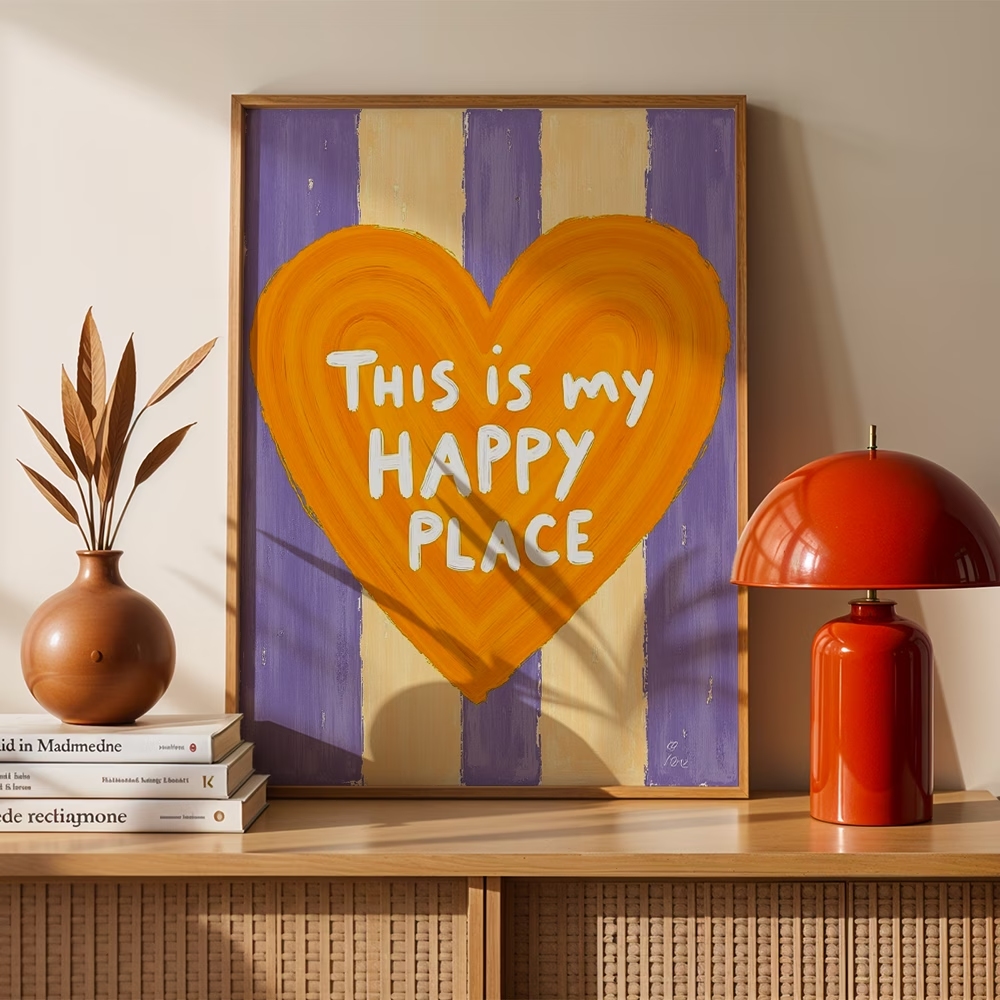 Home Decor Theme - Modern, retro dit is mijn gelukkige