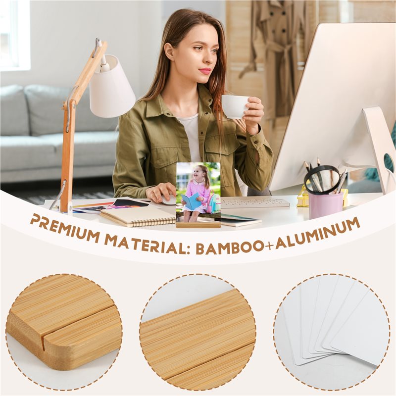 6-pack sublimatie fotolijsten  - Bamboo Photo Frame recensie en prijs