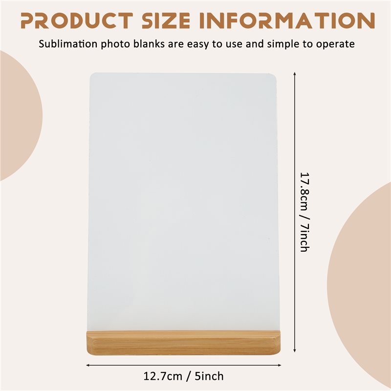 6-pack sublimatie fotolijsten  - Bamboo Photo Frame recensie en prijs