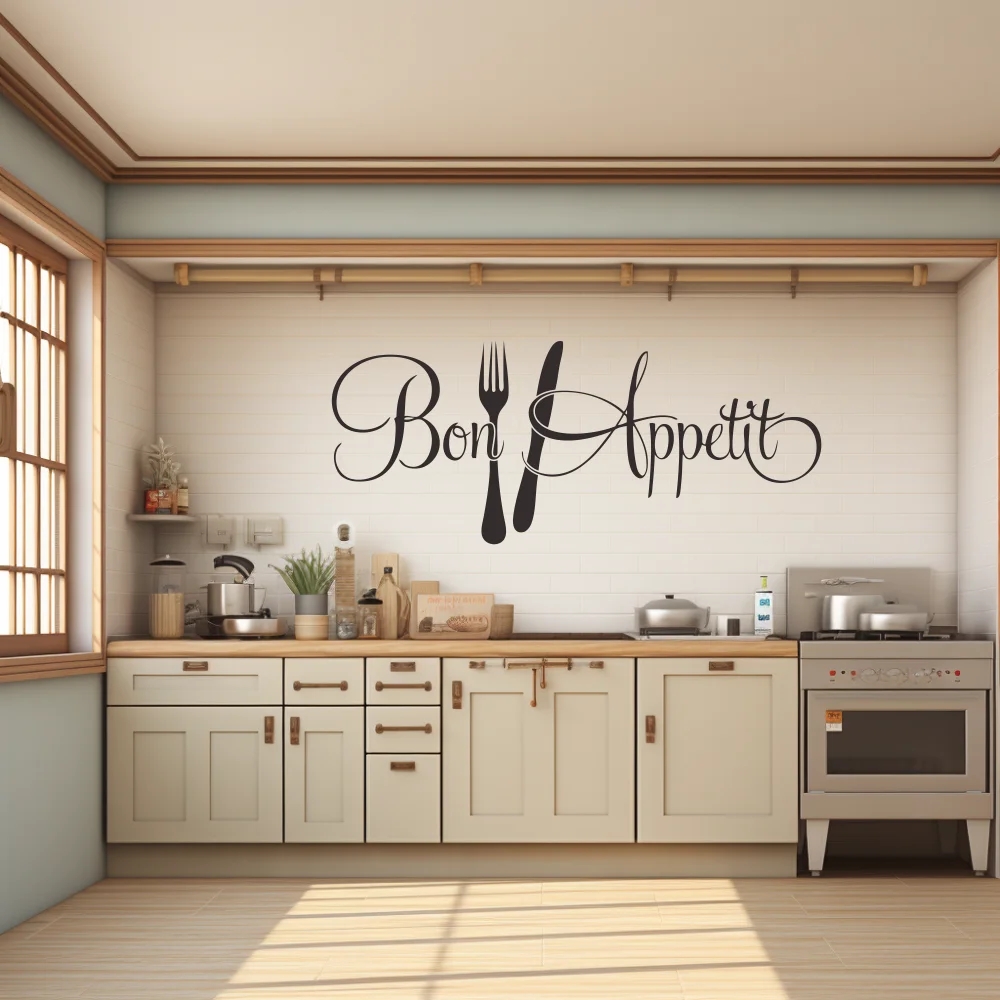 1 Pc Bon Appétit Met Vork En M - Home Decor Free App recensie en prijs