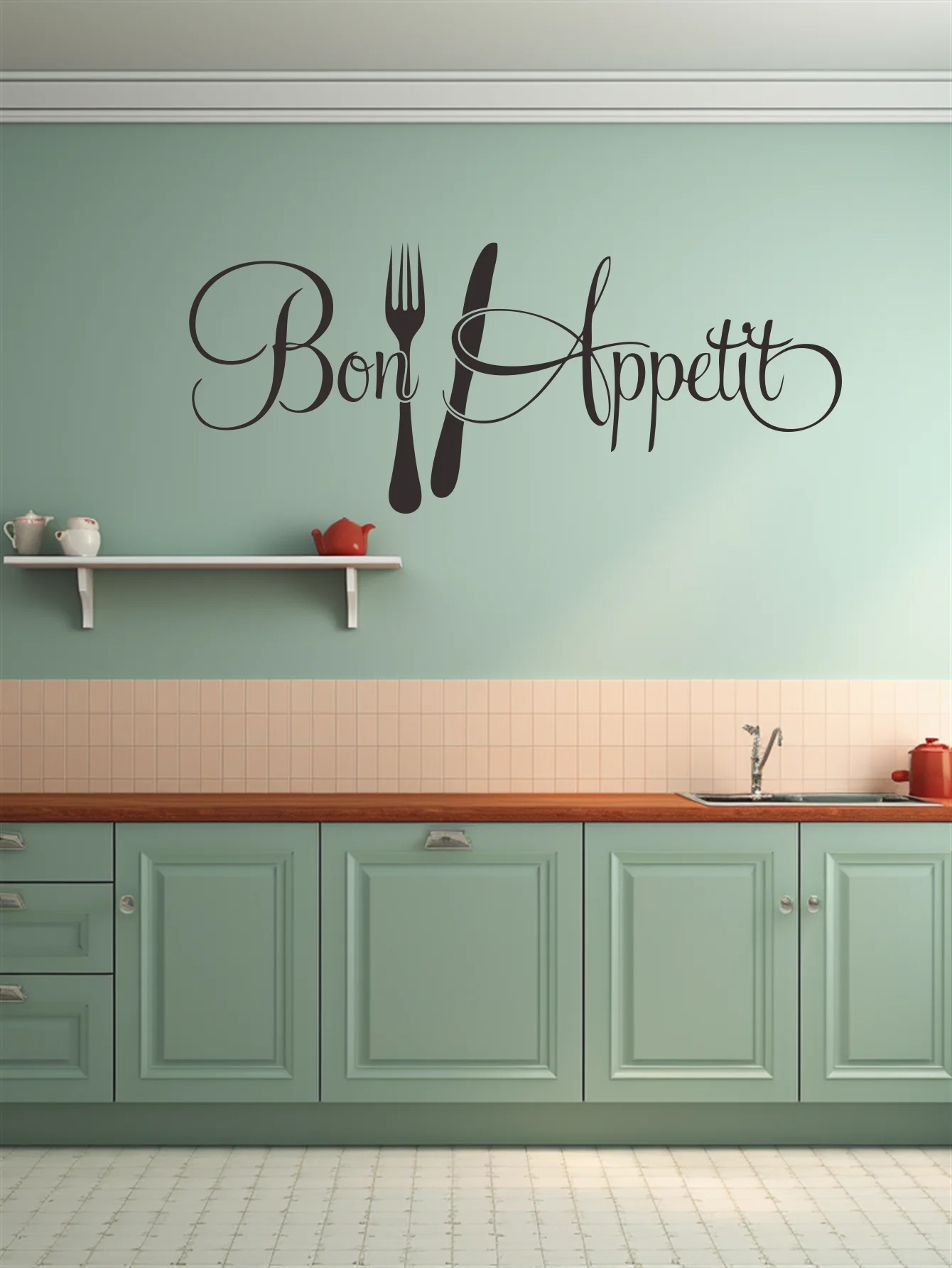 1 Pc Bon Appétit Met Vork En M - Home Decor Free App recensie en prijs