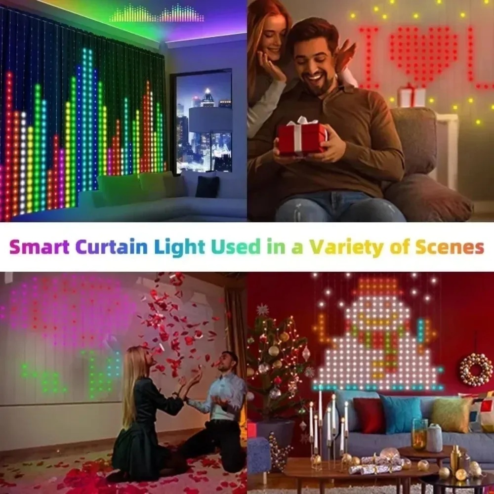 LED Pixel Gordijnverlichting B - Home Decor Free App recensie en prijs