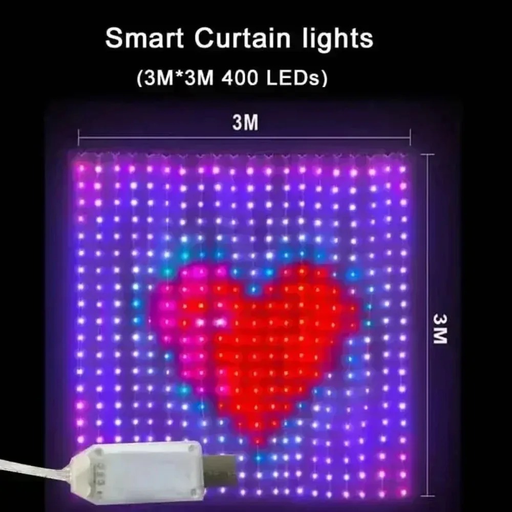 LED Pixel Gordijnverlichting B - Home Decor Free App recensie en prijs
