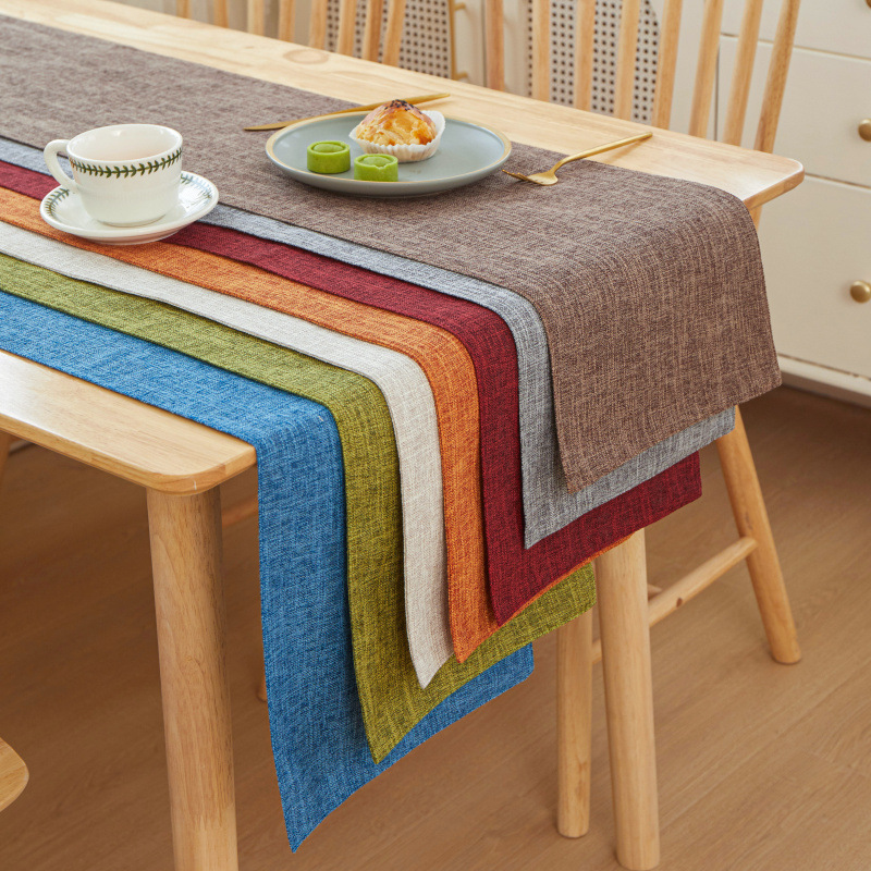 Nieuwe Dikke Linnen Effen Kleu - Linen Table Runner recensie en prijs