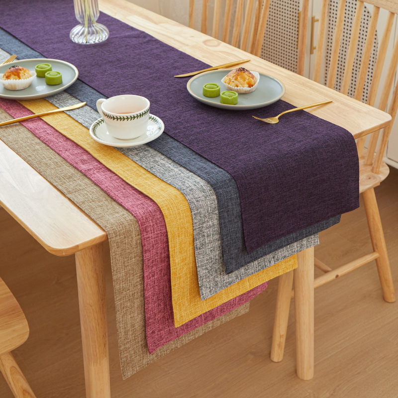 Nieuwe Dikke Linnen Effen Kleu - Linen Table Runner recensie en prijs