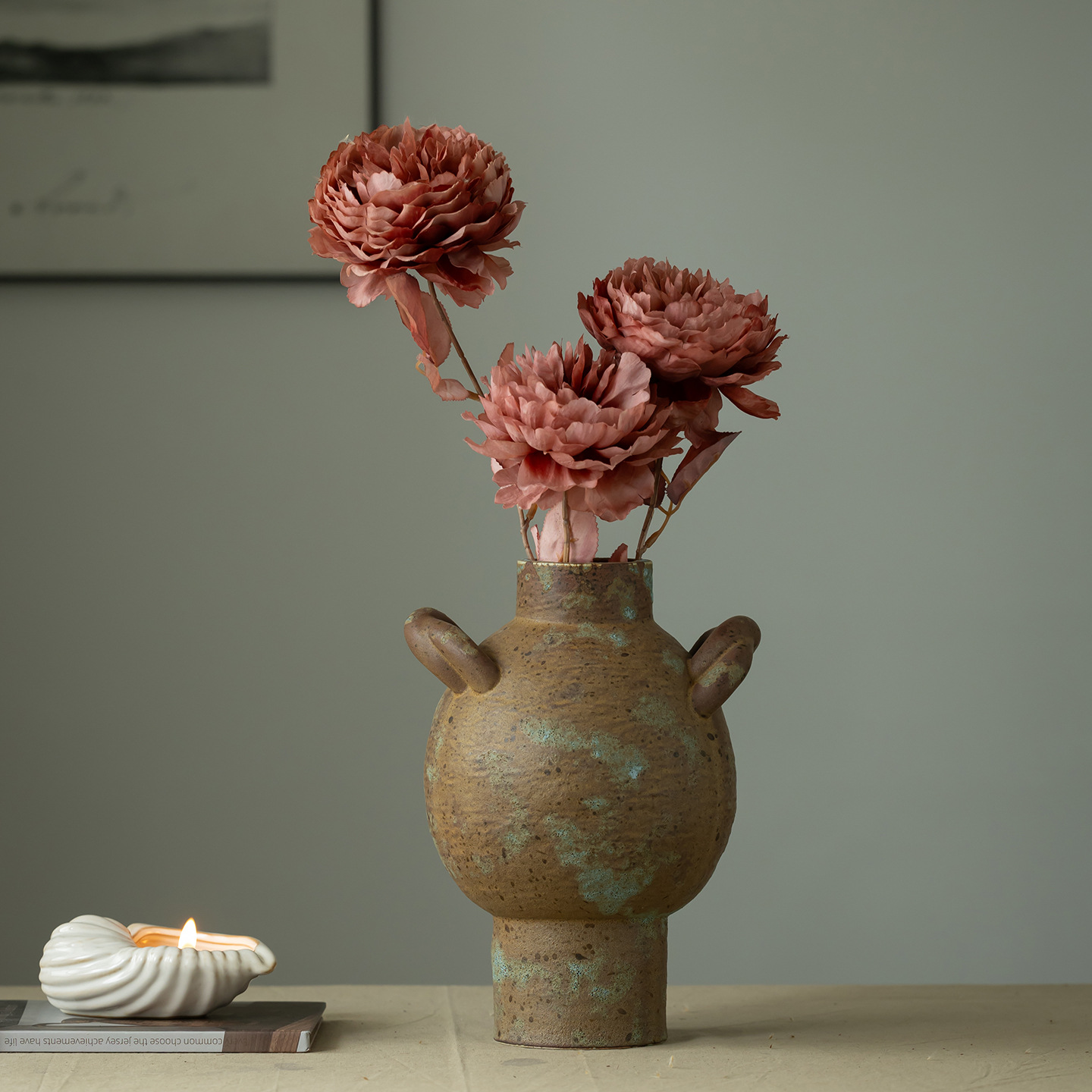 CAPIRON Rustieke Keramische Va - Pampas Grass Decor recensie en prijs