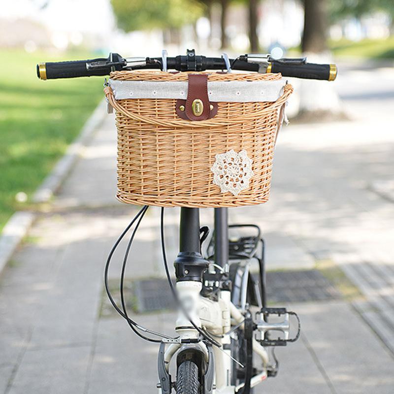 Rieten Fietsmand Stuurmand Voo - Rattan Plant Basket recensie en prijs