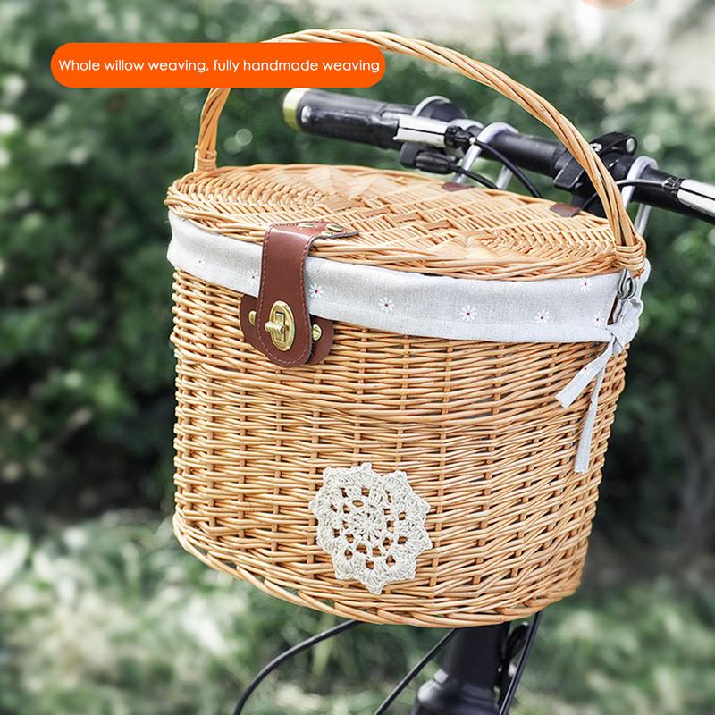 Rieten Fietsmand Stuurmand Voo - Rattan Plant Basket recensie en prijs