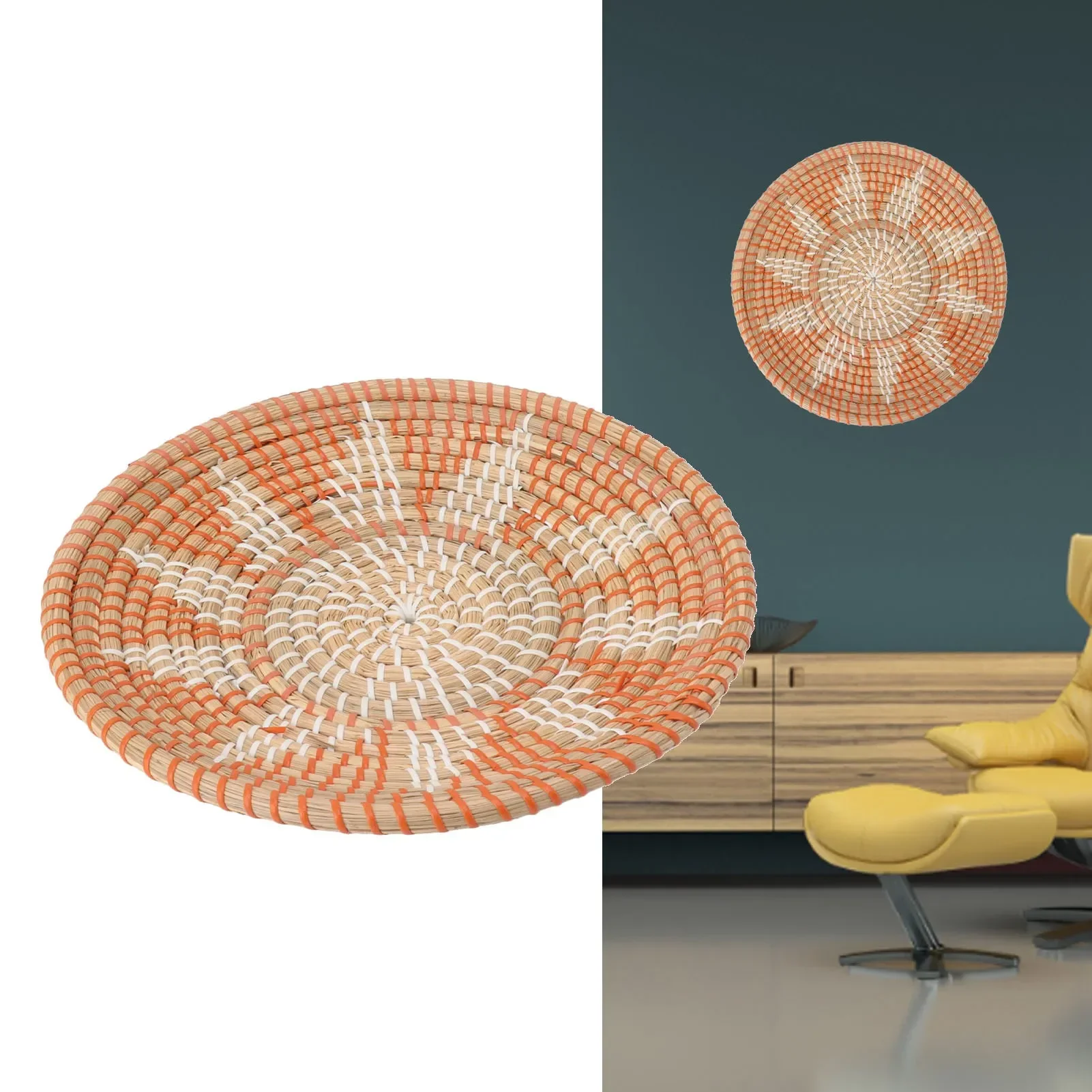 Ronde grasmuurornamenten, diam - Rattan Plant Basket recensie en prijs