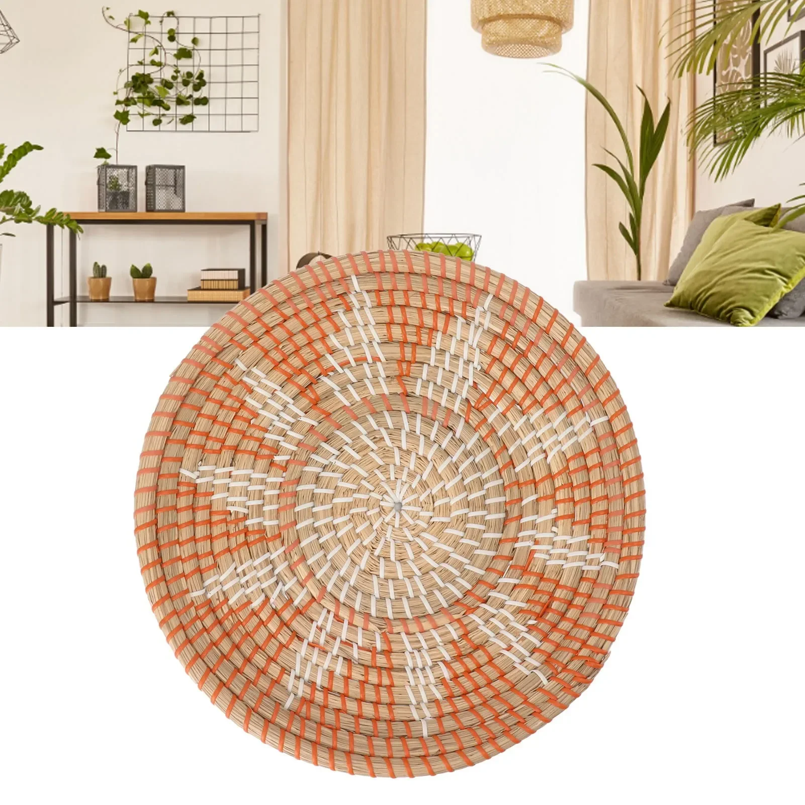Ronde grasmuurornamenten, diam - Rattan Plant Basket recensie en prijs