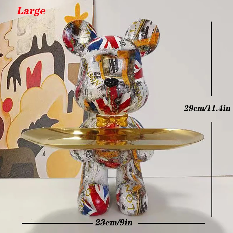29Cm Graffiti Beer Beeldje Hui - Home Decor Y2K recensie en prijs