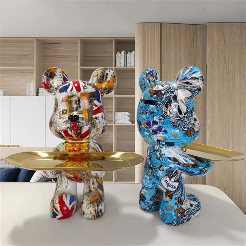 29Cm Graffiti Beer Beeldje Hui - Home Decor Y2K recensie en prijs