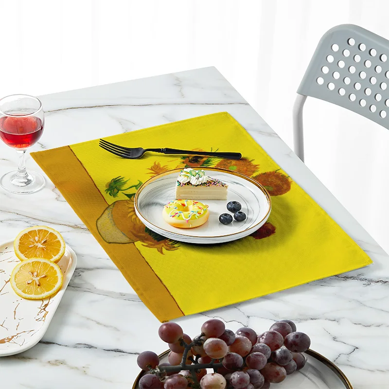 Nieuwe Van Gogh Olieverfschild - Linen Table Runner recensie en prijs