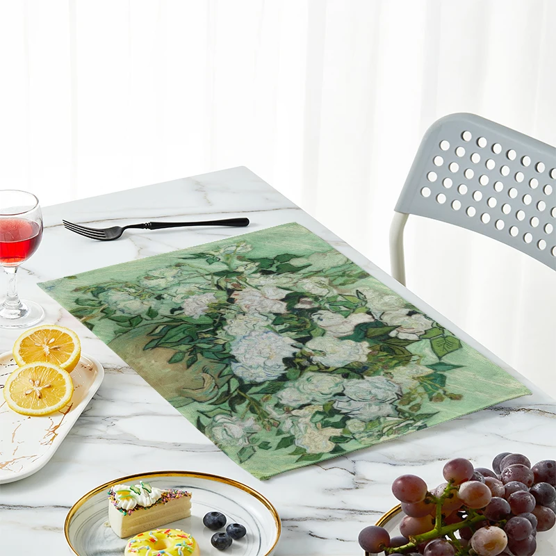 Nieuwe Van Gogh Olieverfschild - Linen Table Runner recensie en prijs