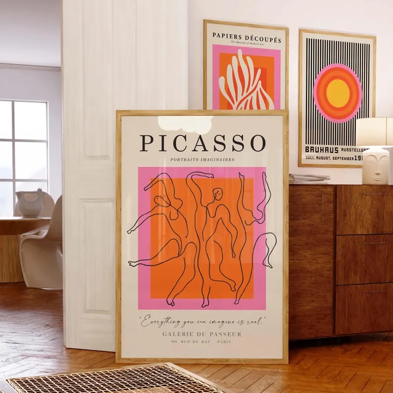 3pcsModern Oranje Bauhaus En P - Home Decor Theme recensie en prijs