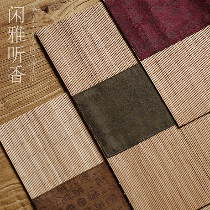 Bamboe theemat van stof, linne - Linen Table Runner recensie en prijs