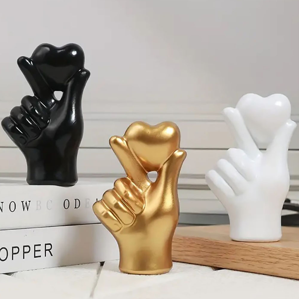 Hart Handgebaar Standbeelden S - Home Decor Y2K recensie en prijs