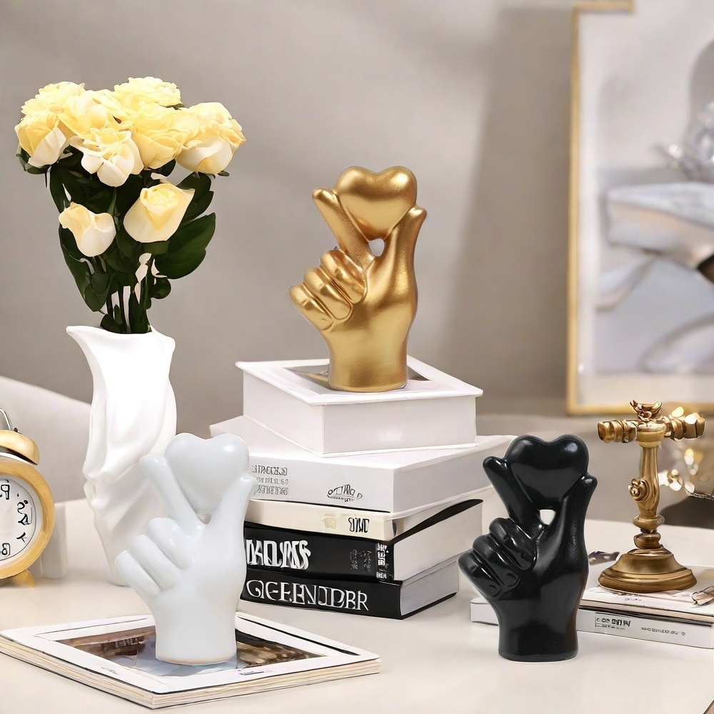 Hart Handgebaar Standbeelden S - Home Decor Y2K recensie en prijs