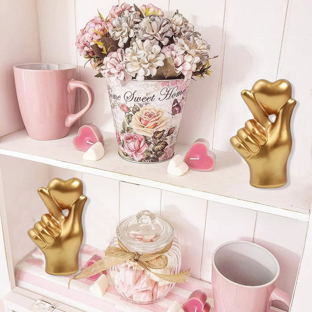 Hart Handgebaar Standbeelden S - Home Decor Y2K recensie en prijs