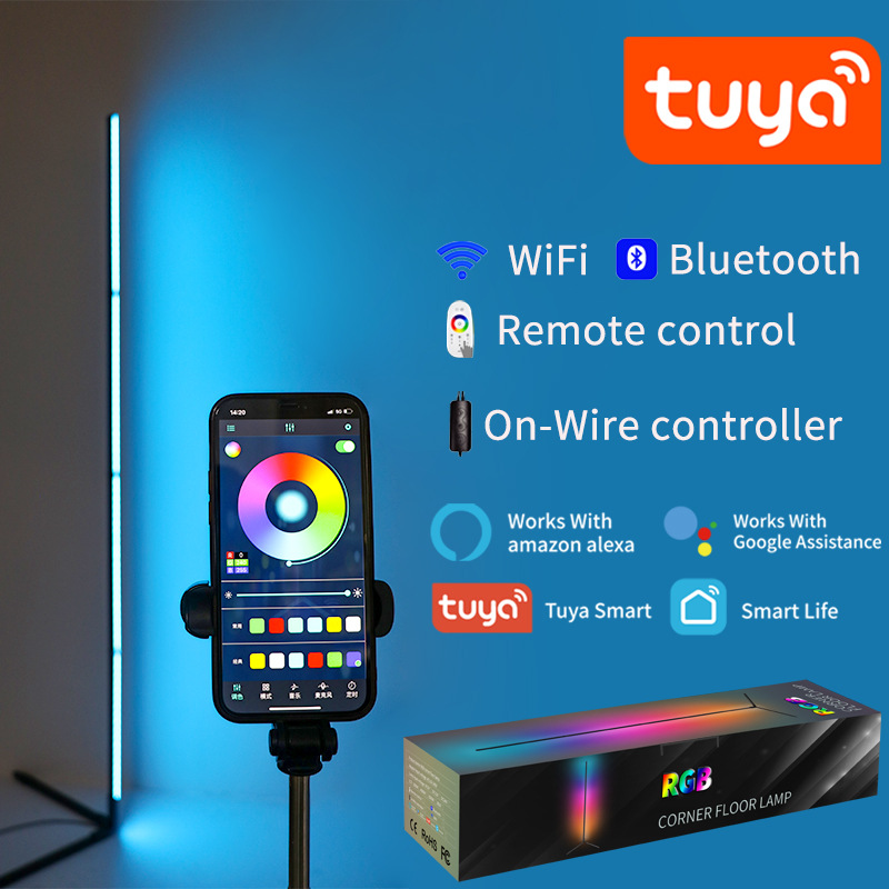 Tuya RGBIC LED-vloerlamp 180CM - Home Decor Free App recensie en prijs