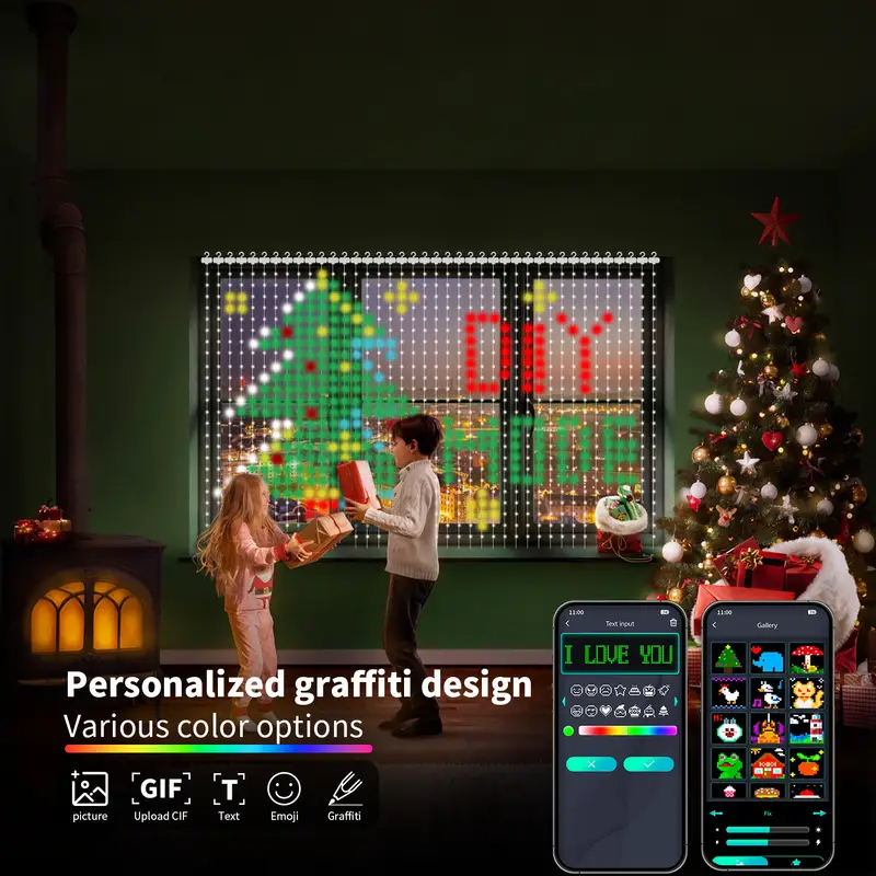2*2M/3*3M 400LED Slimme Gordij - Home Decor Free App recensie en prijs