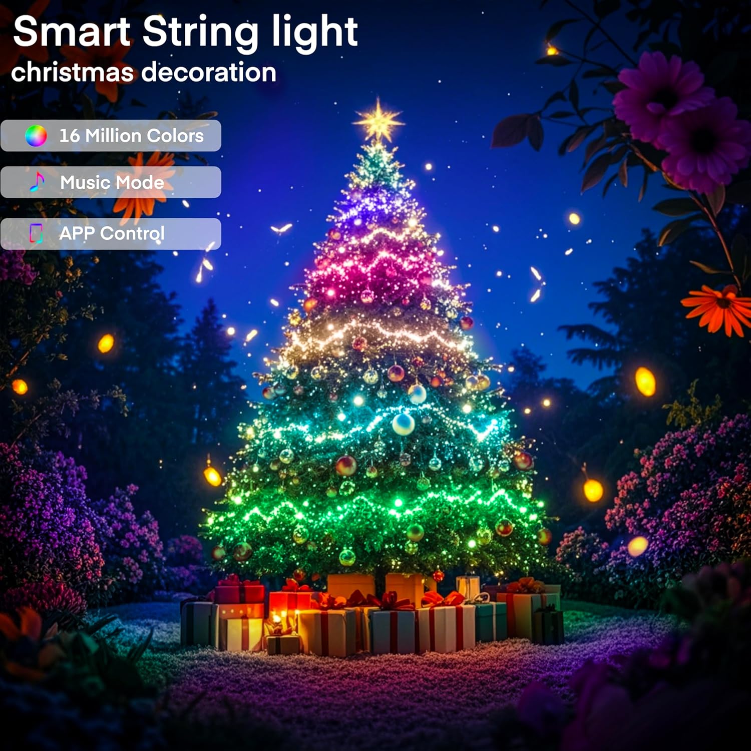 WS2812B RGBIC LED-lichtsnoer 5 - Home Decor Free App recensie en prijs