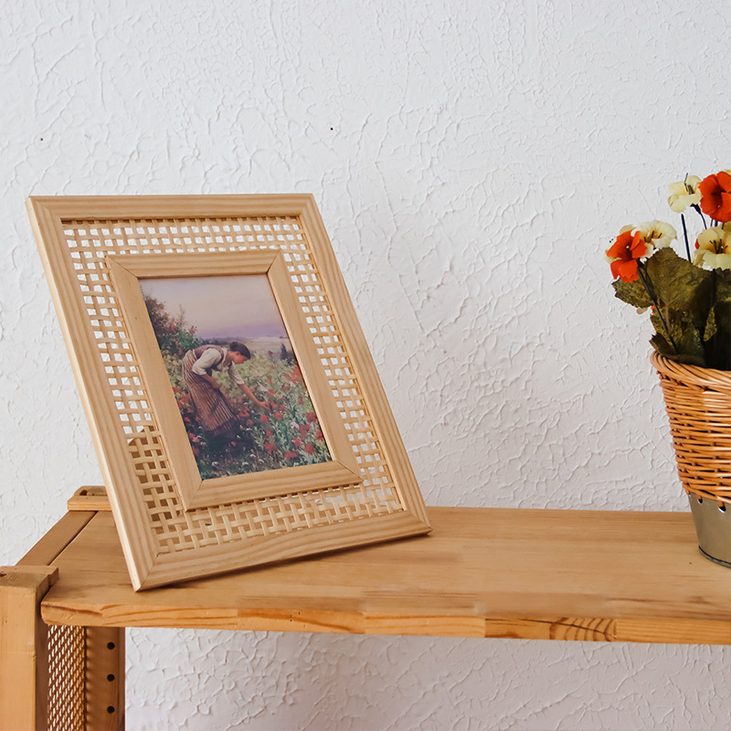 Nordic Massief Hout Rotan Gewe - Bamboo Photo Frame recensie en prijs