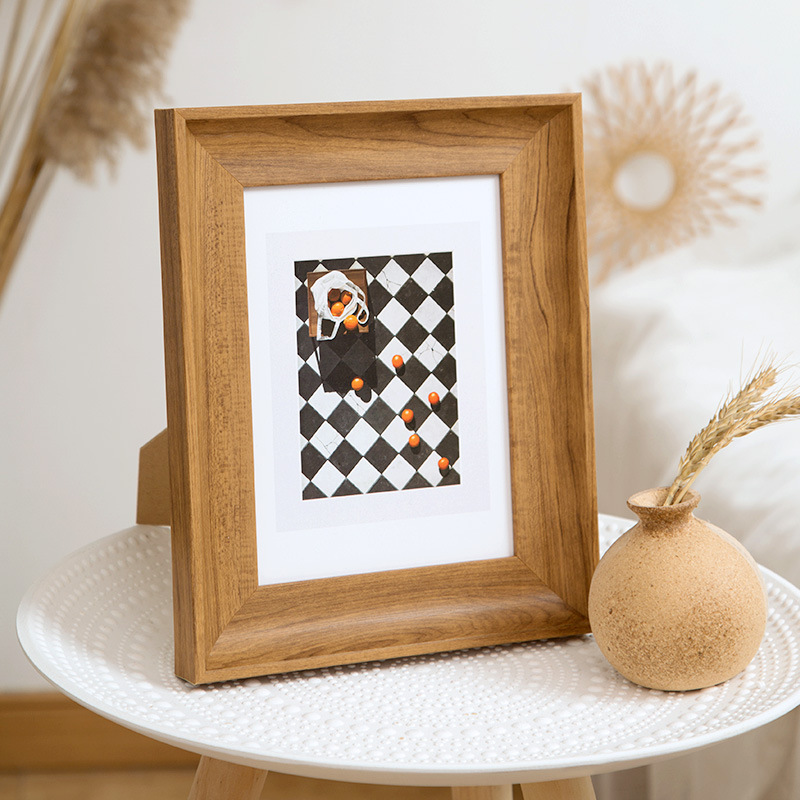 Minimalistisch vierkant fotoli - Bamboo Photo Frame recensie en prijs