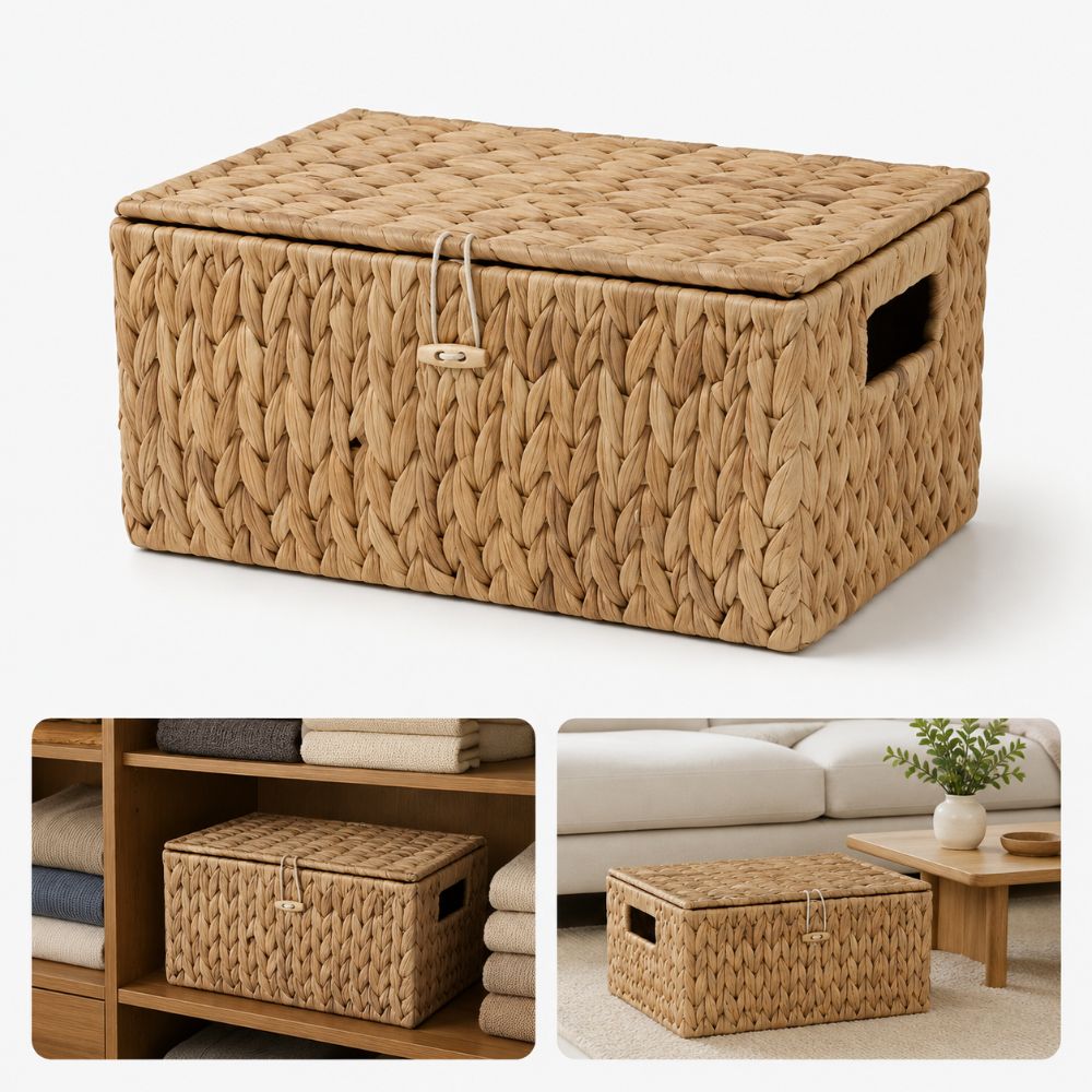 Waterhyacinten opbergmand rech - Rattan Plant Basket recensie en prijs