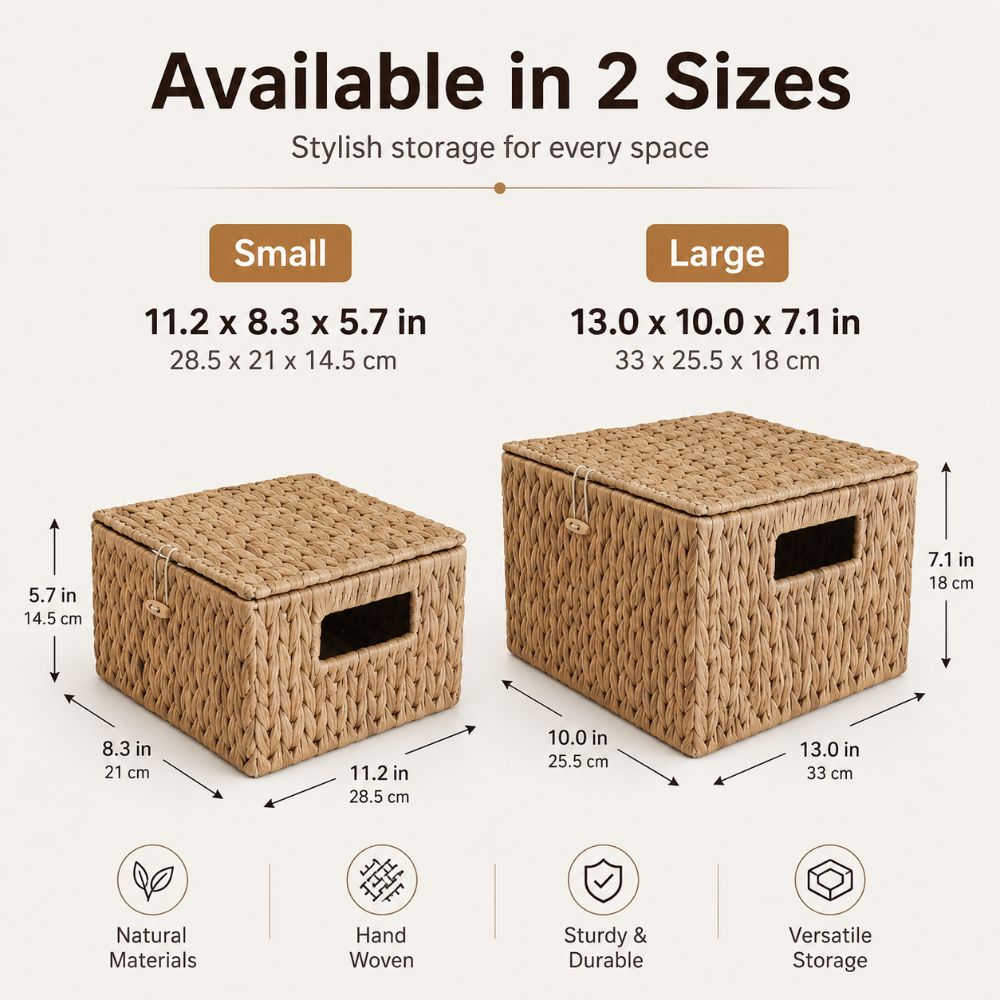 Waterhyacinten opbergmand rech - Rattan Plant Basket recensie en prijs