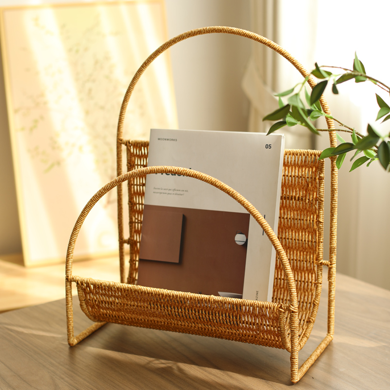 Ins tijdschriftenrek met rotan - Home Decor Magazine recensie en prijs
