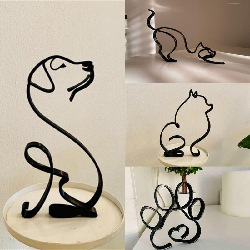 Hond Kunst Sculptuur Metaal Ho - Home Decor Y2K recensie en prijs