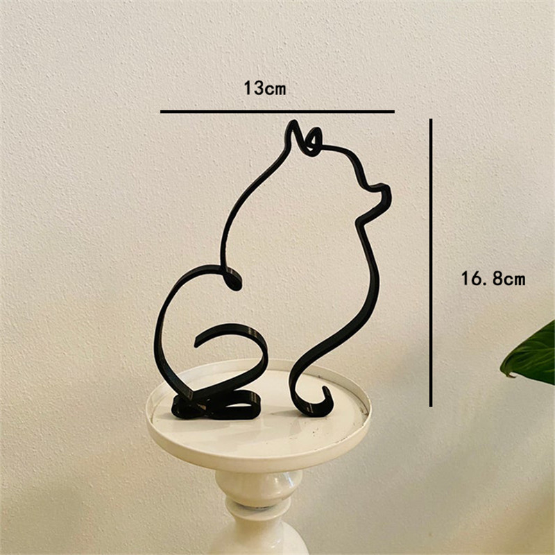 Hond Kunst Sculptuur Metaal Ho - Home Decor Y2K recensie en prijs