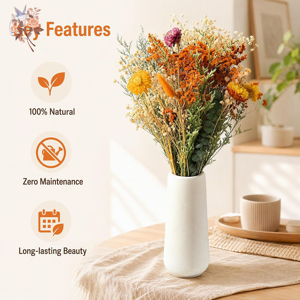 Herfst Gedroogde Bloemenboeket - Pampas Grass Decor recensie en prijs