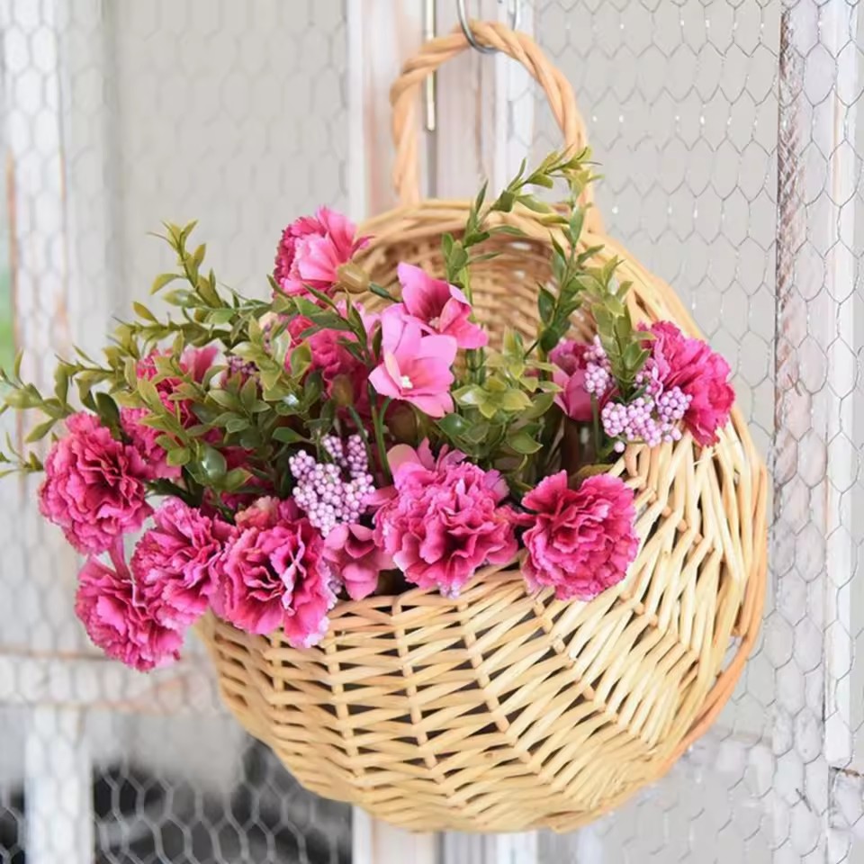 Handgemaakte Rieten Rotan Bloe - Rattan Plant Basket recensie en prijs