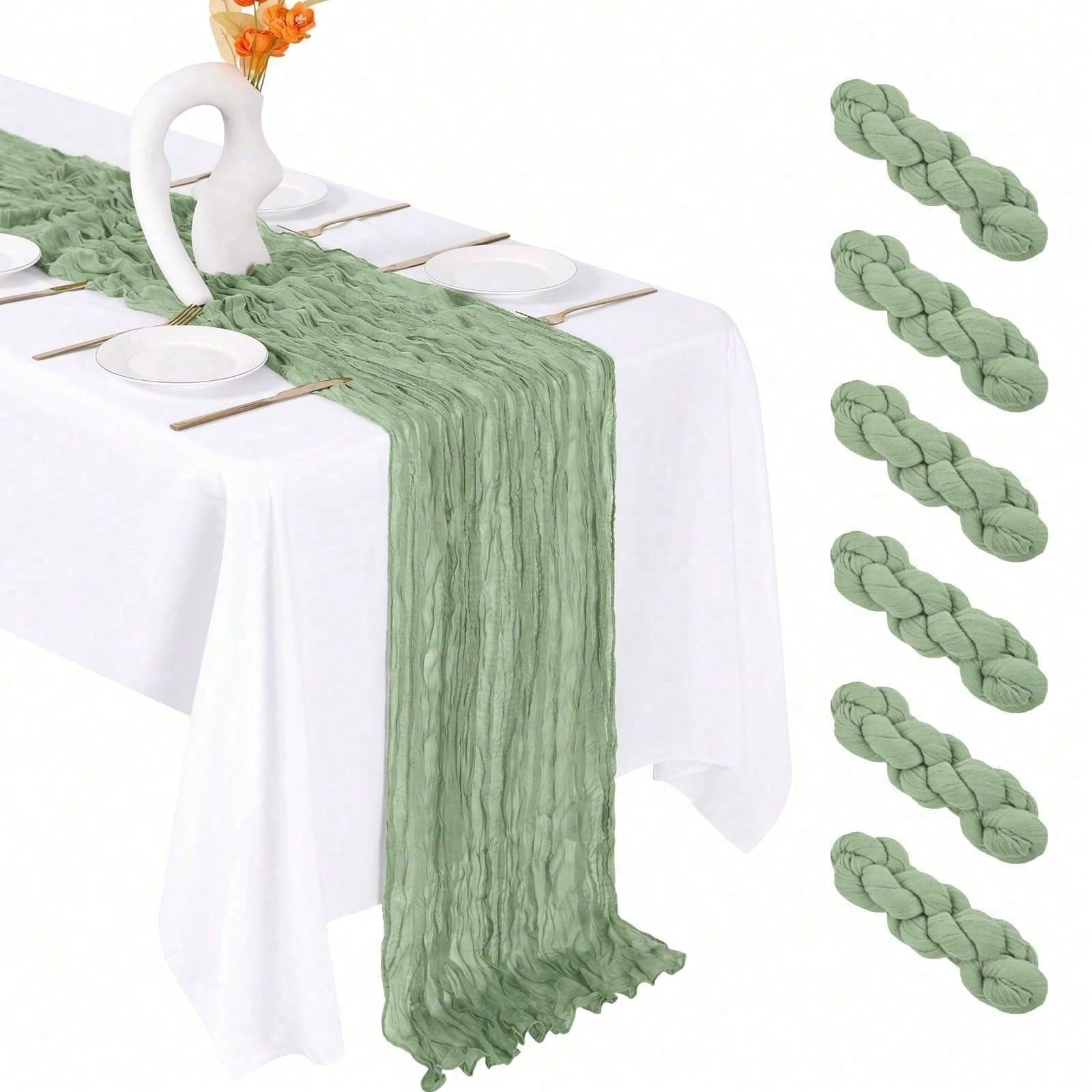 6-pack kaasdoek tafelloper voo - Linen Table Runner recensie en prijs