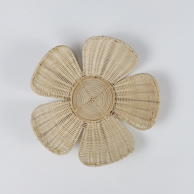 In Nordic Geweven Rotan Bloem  - Home Decor Za recensie en prijs