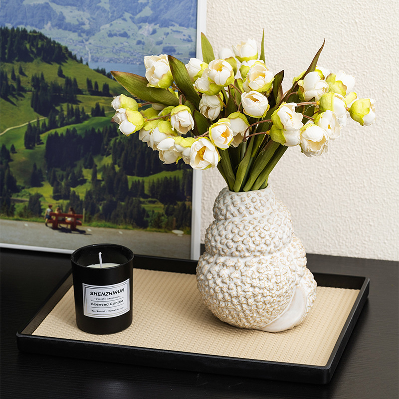 CAPIRON Retro Zeeschelp Vaas K - Pampas Grass Decor recensie en prijs