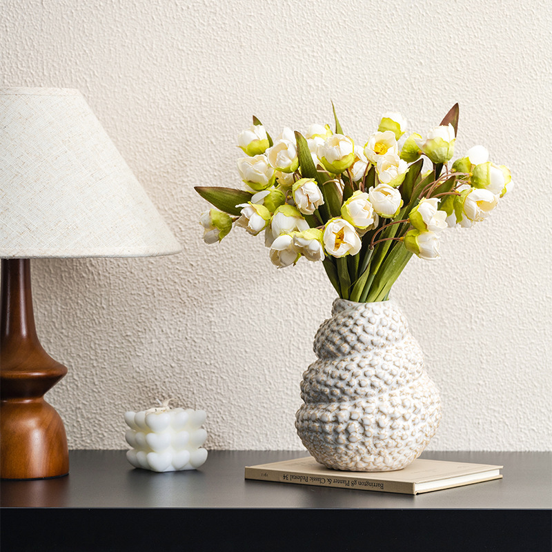 CAPIRON Retro Zeeschelp Vaas K - Pampas Grass Decor recensie en prijs