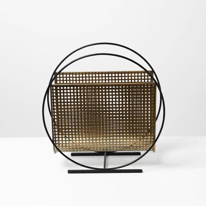 Creatieve ronde metalen tijdsc - Home Decor Magazine recensie en prijs