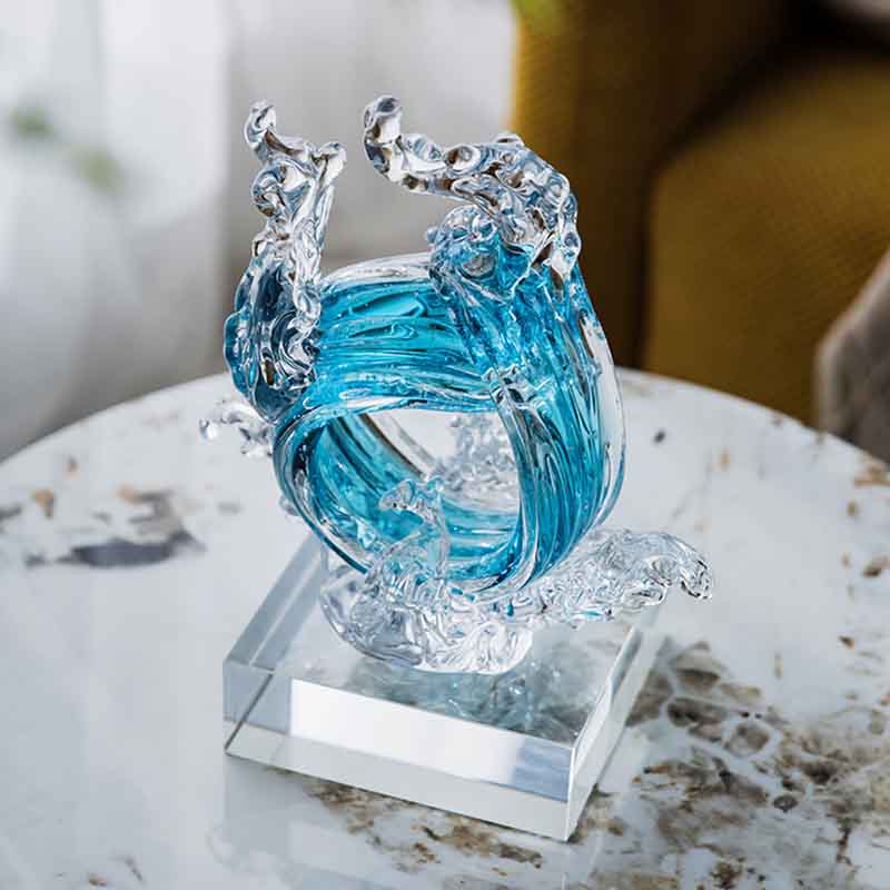 Luxe Glazen Ambachten Abstract - Home Decor Y2K recensie en prijs