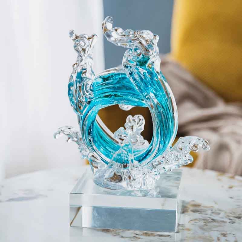 Luxe Glazen Ambachten Abstract - Home Decor Y2K recensie en prijs