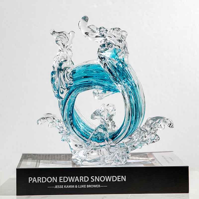 Luxe Glazen Ambachten Abstract - Home Decor Y2K recensie en prijs